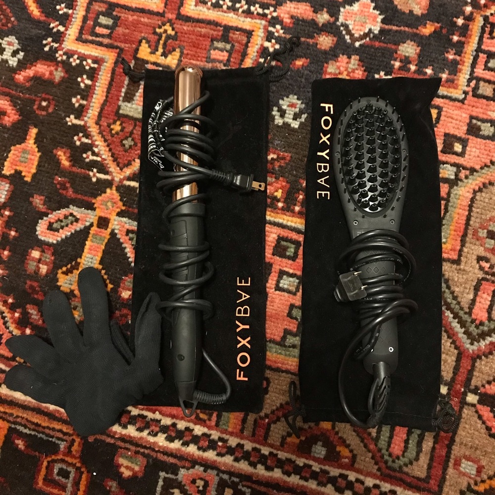 Foxybae || Straightener and Curling Iron Set